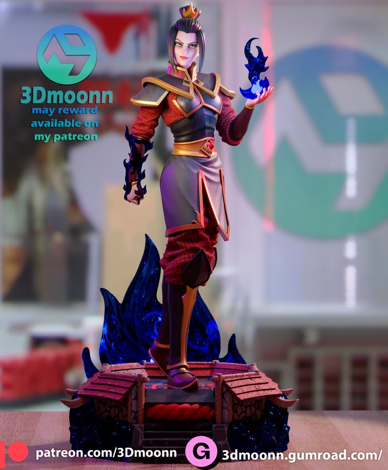 Azula, Avatar, Fanart, Unpainted, Garage Kit, Scale Model, Resin Model ...