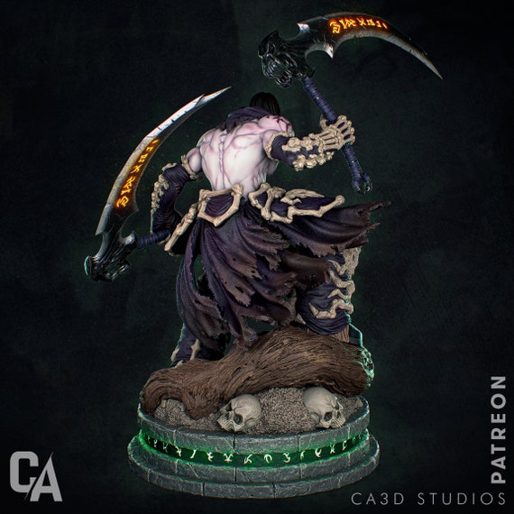 Death, Darksiders, Fan Art, Unpainted, Sculpture, Garage Kit