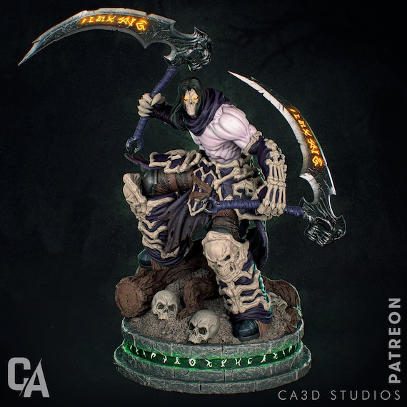 Death, Darksiders, Fan Art, Unpainted, Sculpture, Garage Kit