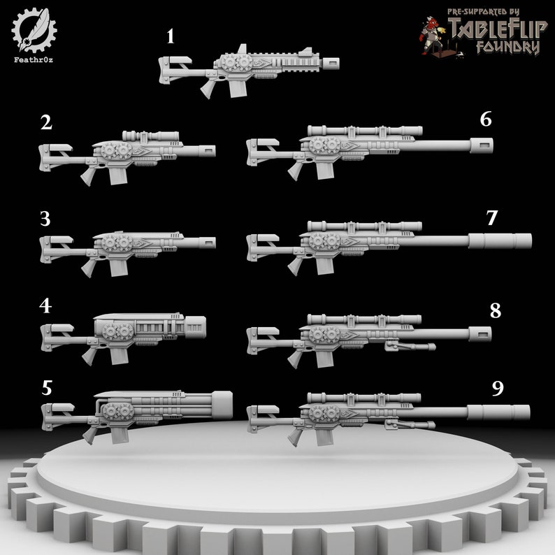 Dnd Marksman Rifles Aurora Squad Rifle 01, Sniper, Ranger, Gunner, Assassin, Pin-up, Dnd ...
