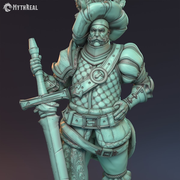 Figurine Miniature D&D Pathfinder - Femme Ange Guerrière Imprimée 3D, Parfaite Pour RPG