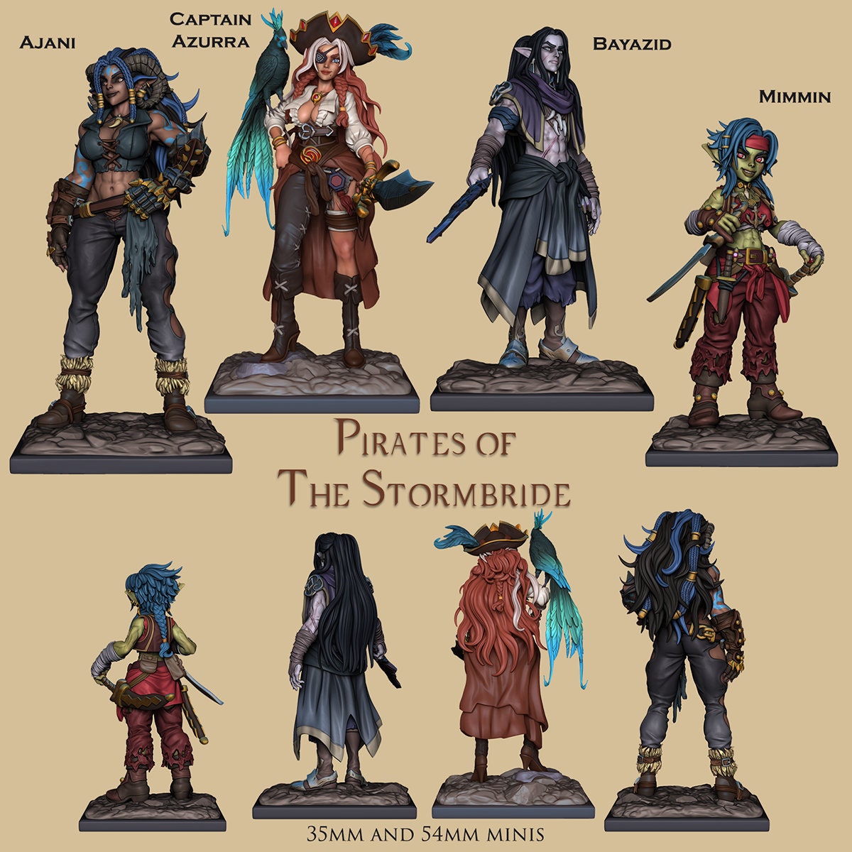 Pirates Stormbride, Pirates, Captain, First Mate, Pirate Crew, Dnd