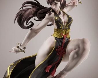 Chun-Li, Fan Art, Unpainted, Sculpture, Garage Kit, Scale Model, Resin Model, 3D Sculpt, CA 3D Studios, 1/12, 1/6, 1/4 Scale Model