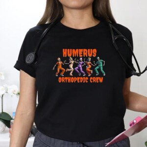 Halloween Orthopaedic 3D Skeleton Crew 300 DPI PNG, lustiges Geschenk für medizinisches Personal, Krankenschwester Herbst Doktor Krankenschwester Ortho Digital Download png Bild 2