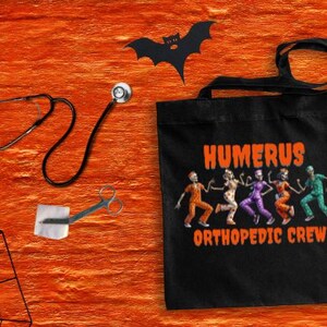 Halloween Orthopaedic 3D Skeleton Crew 300 DPI PNG, lustiges Geschenk für medizinisches Personal, Krankenschwester Herbst Doktor Krankenschwester Ortho Digital Download png Bild 4