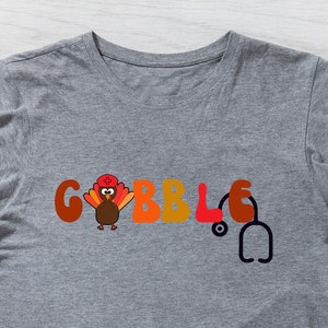 Infirmière de Thanksgiving Svg png, Dinde d’infirmière drôle, infirmière d’automne, t-shirt, cadeau pour infirmière, gooble svg, cricuit, travailleur de la santé, infirmière reconnaissante