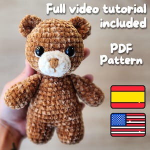 Teddy Bear Pattern - Amigurumi PDF