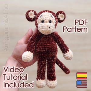 Crochet Monkey Pattern - Amigurumi PDF
