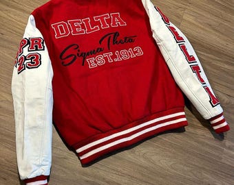 Customize Greek Fraternity House Varsity Lettermen Customized Jackets Sorority Embroidery Greek Organization Pride Outerwear