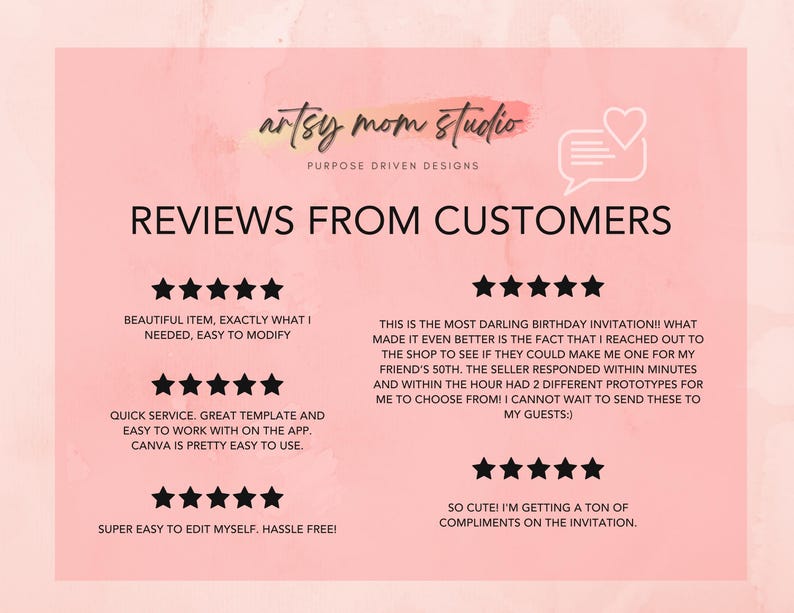 Editable Pink Glitter 6th Birthday Invitation | Sixth Birthday Girl | Rainbow Party Invite | Digital Download | Canva Template | 5x7 image 15