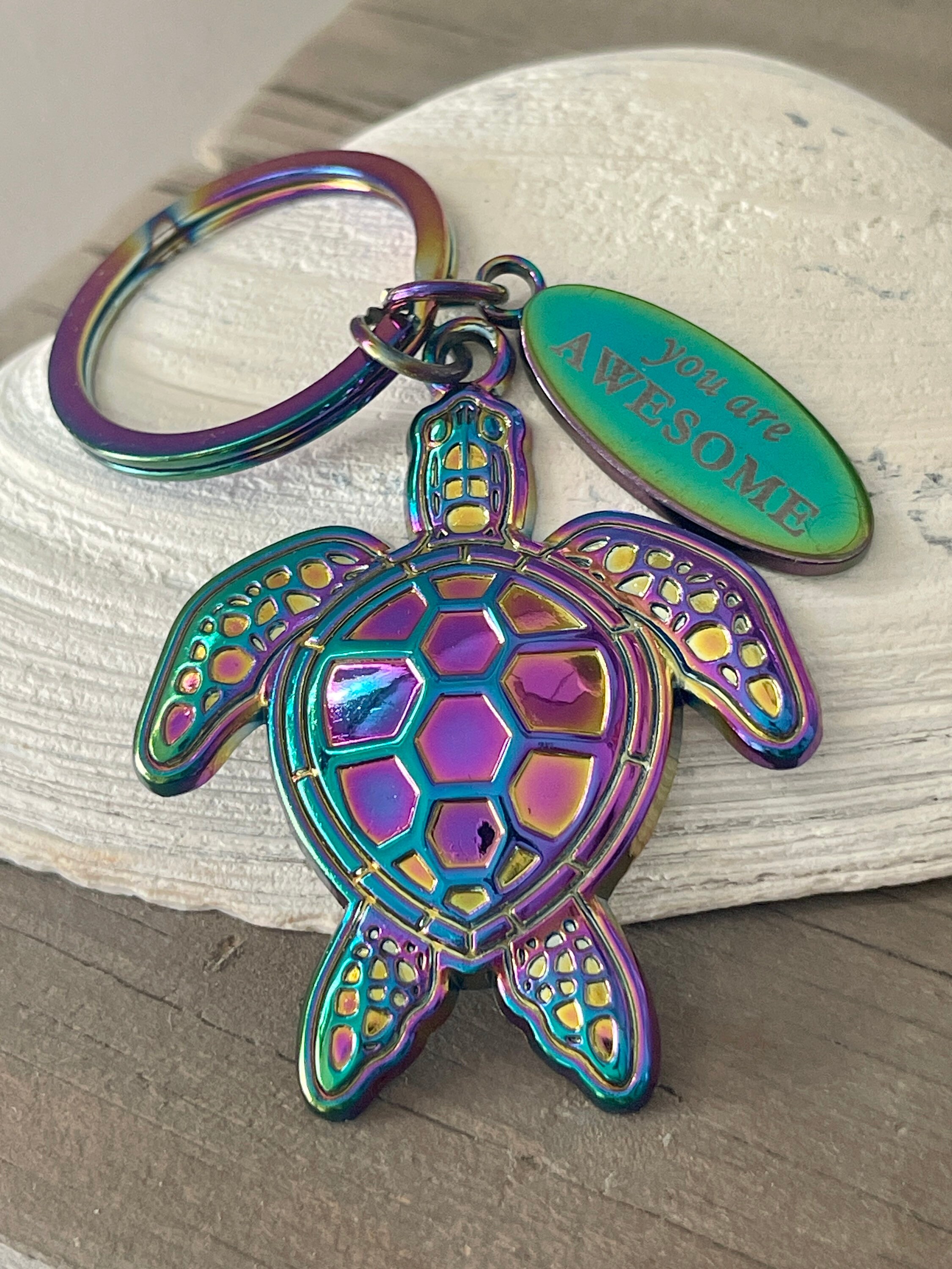 Sea Turtle Keychain Etsy Canada