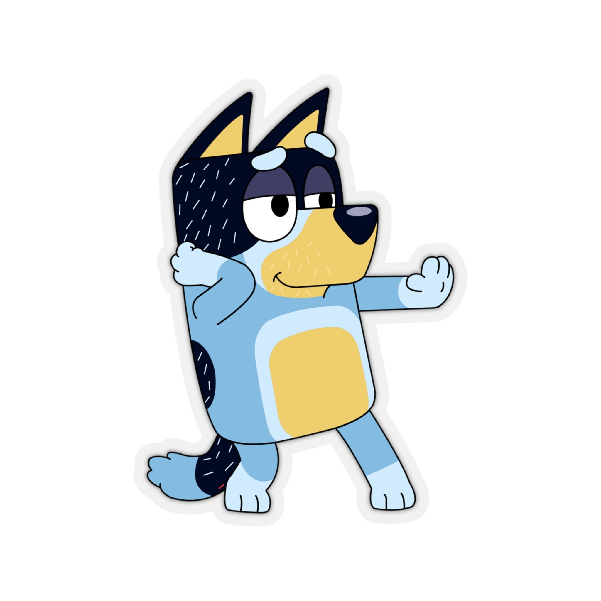 Bluey Bandit Dancing Stickers Etsy UK
