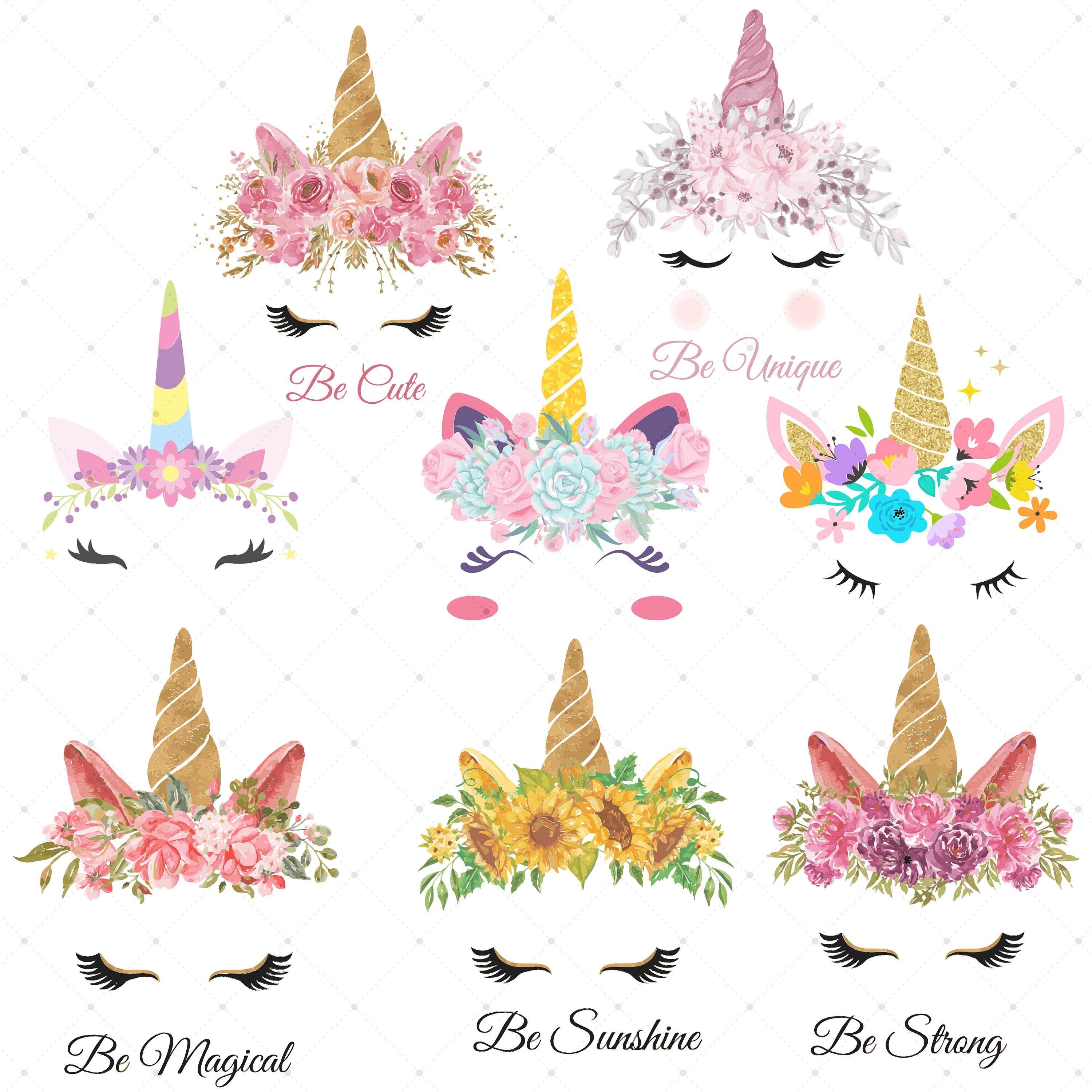 30 Bundle SVG, Unicorn, Unicorn Horn, Unicorns, Little Unicorn, SVG