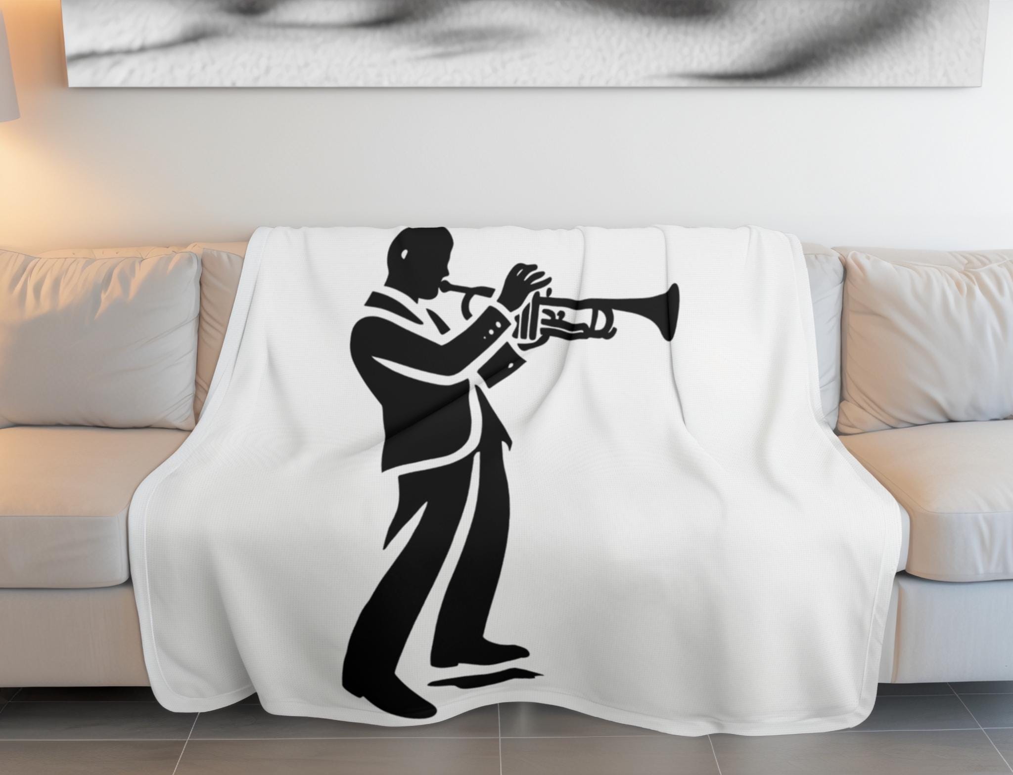 Jazz Musician Svg Trumpet Player Silhouette Music Wall Art Digital ...