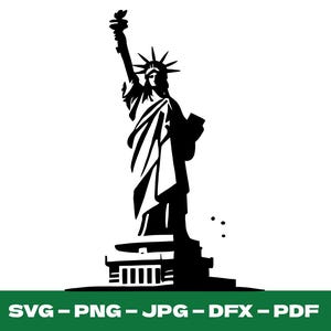 Statue of Liberty svg Lady Liberty Digital Download New York City Silhouette Cut File for Cricut Silhouette Wall Art Decal Craft Design