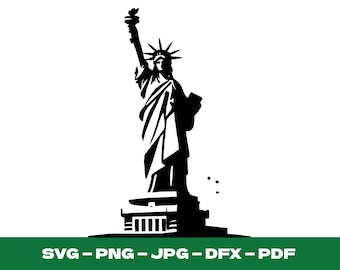 Statue of Liberty svg Lady Liberty Digital Download New York City Silhouette Cut File for Cricut Silhouette Wall Art Decal Craft Design