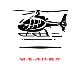 Arquivo de corte SVG de helicóptero, piloto, aviação, aeronave, helicóptero, voo, transporte, veículo, militar, resgate, emergência, máquina voadora, clipart, silhueta.