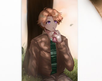 Yoosung + Strawberry Milk Mystic Messenger Postcard