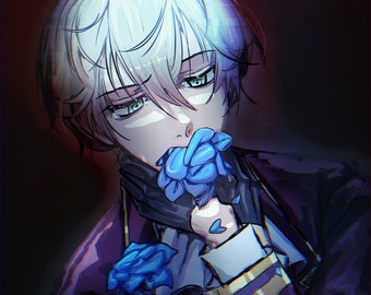 Hanahaki Ray Saeran Choi Mystic Messenger Poster