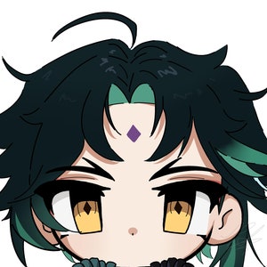 Xiao Peeker sticker