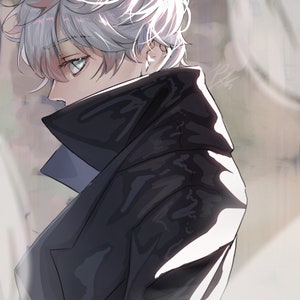 Saeran Unknown x Big Coat Poster Mystic Messenger image 1