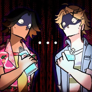 Daisuke + Yoosung « .. » Carte postale messager mystique rince-bouche