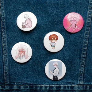 Saeran Pin Button Set 3 Mystischer Bote