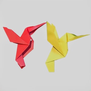 Origamipapier kolibrie