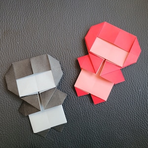 Origami-poppen