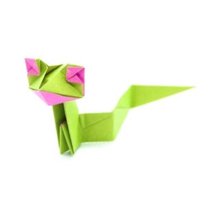 Origami-slang - Variatie in kleur en maat - Mat origamipapier - 2 inch/3 inch/4 inch - beeldje
