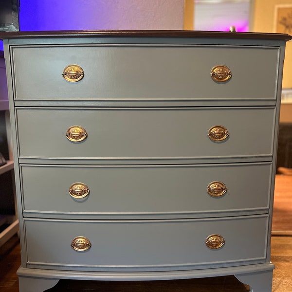 SOLD****Lowboy Bombay dresser- custom sage green! will deliver if local to Orlando,FL!