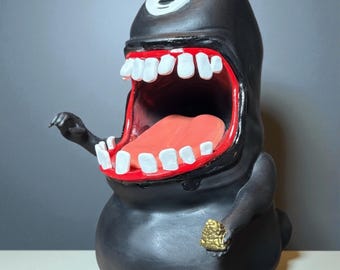Anime Greedy Faceless Guy, hecho a mano, impreso en 3D, pintado a mano
