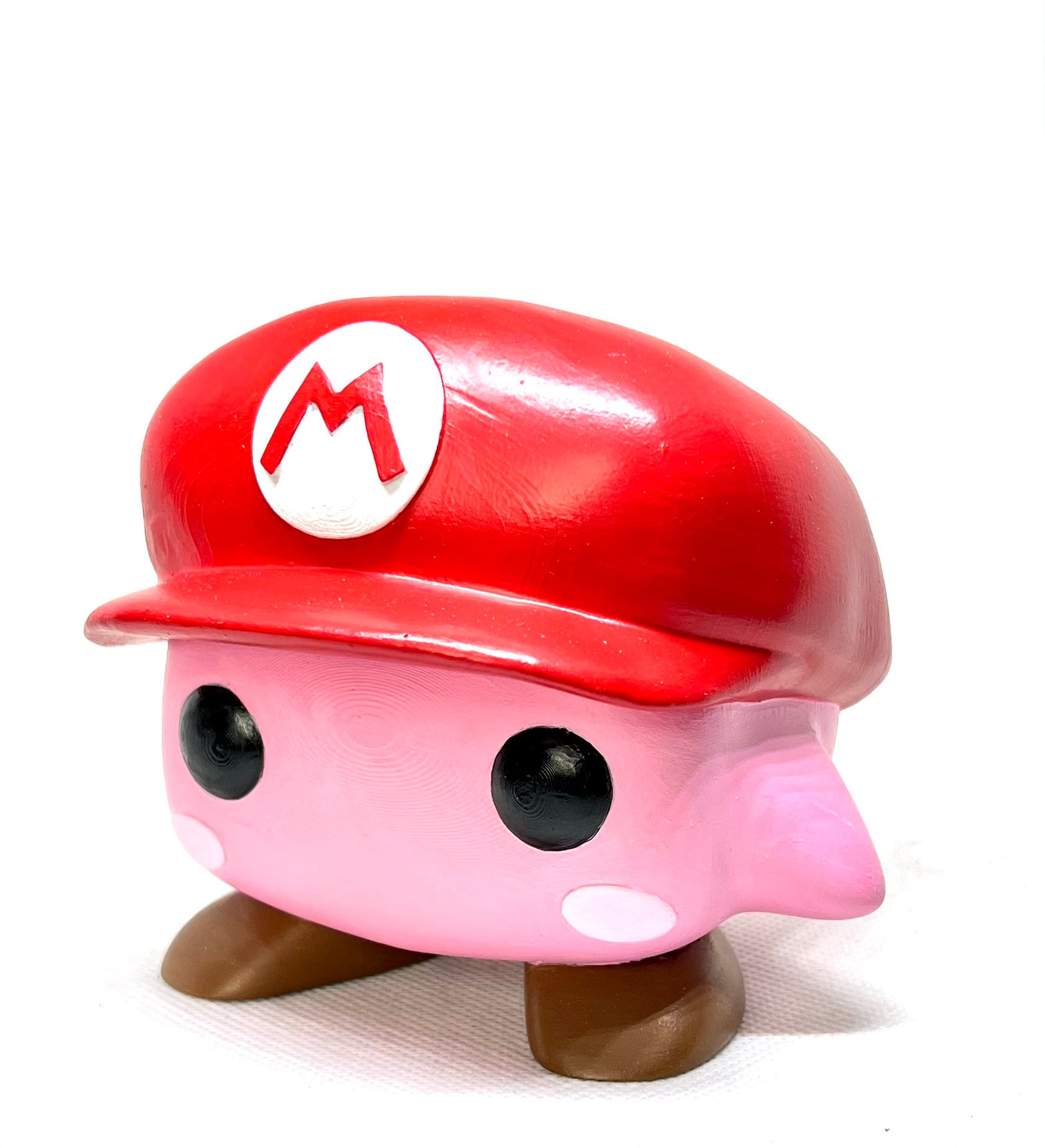 Funko Style Kirby in Mario Hat - Etsy