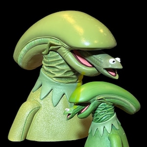 Handbemalter 3D Gedruckter Xeno Kerm