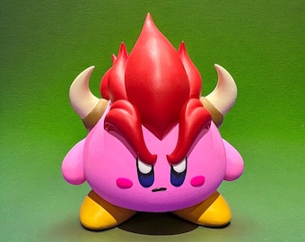 オーダーメイドの手描き3DプリントKirBクッパマッシュアップおもちゃ