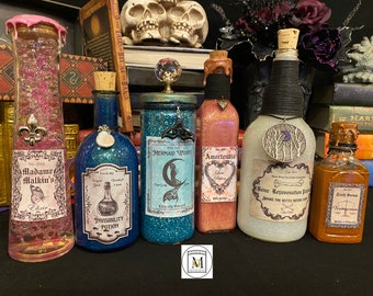 Wizard Birthday Party Potion Bottle Label Download 2/Halloween Potion Bottle Labels/Apothecary Bottle Labels/Wizard Party/Potions
