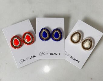 Stud Beaded Earrings