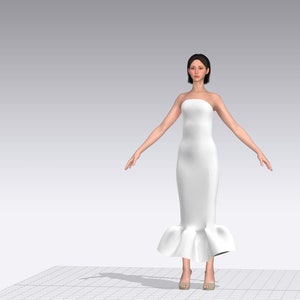 dress clo3d