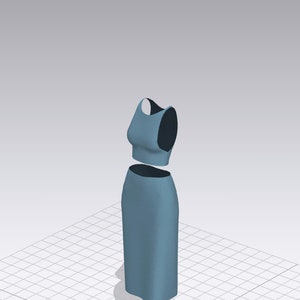 3D digital garments ZPRJ - CLO3D