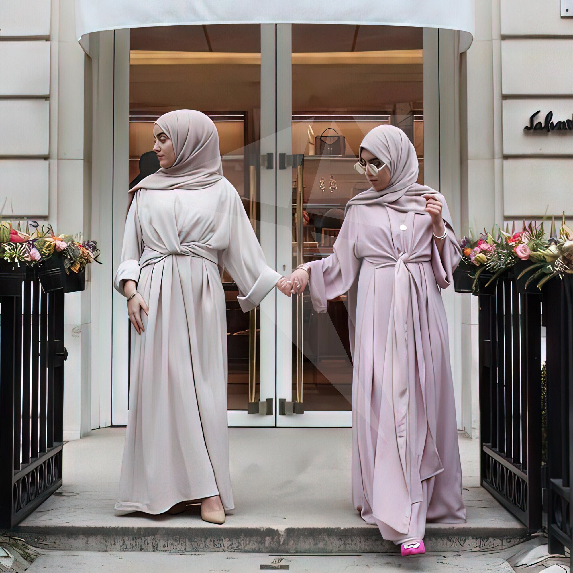 Mujeres Dubai Abaya Ropa Musulmana Vendaje Kaftan Islámico