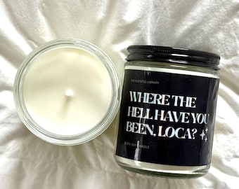 Where you been Loca? Twilight Book Candle