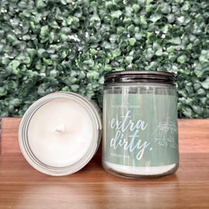 Extra Dirty Martini Candle