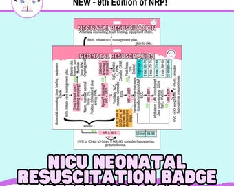 Scheda di riferimento per il distintivo NRP della 9a edizione: rianimazione neonatale in terapia intensiva neonatale
