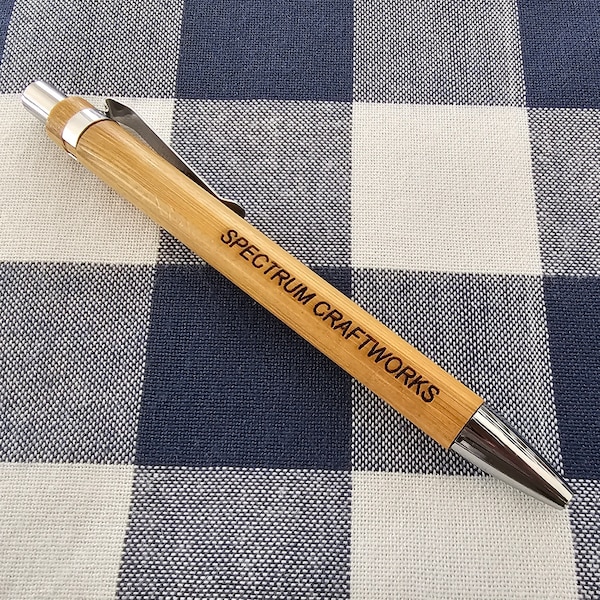 Engraved Bamboo Pen, Promotion Pen, Wooden Business Pen, Personalized Bamboo Pen, Pen Gift For Graduation, Promotional Pens