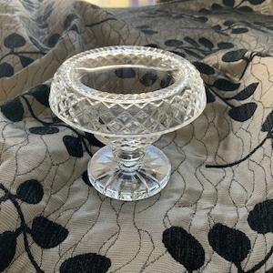 Vintage WATERFORD  small CRYSTAL footed compote bowl