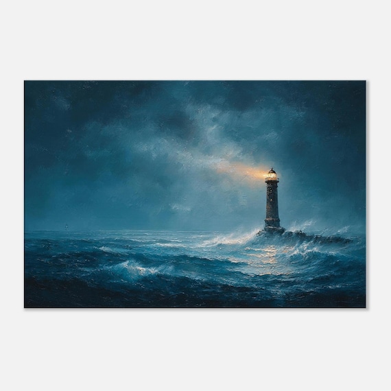 絵画　海　灯台 Amazon.co.jp: 絵画 灯台の海の眺めインテリア 絵画 油絵イラスト