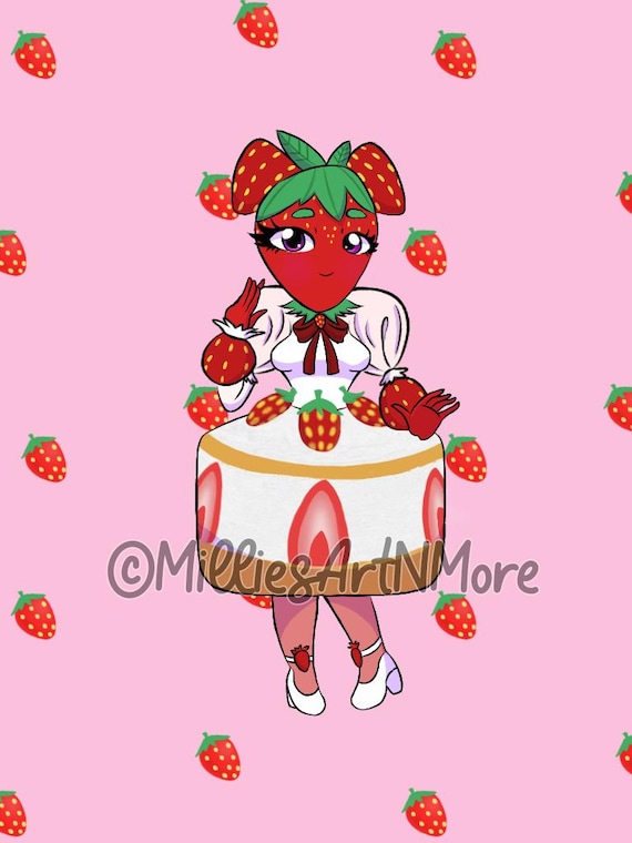 The Masked Singer - S12 Strawberry Shortcake Print - Etsy