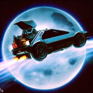 Delorean Poster