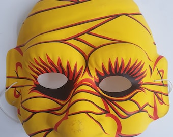 Vinatge 1980s Halloween Lone Star Mask Mummy Zombie Dead Stock