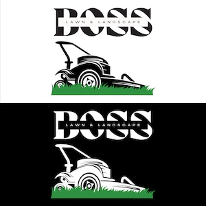 Personalisierbare BOSS Lawn & Landscape Logo DIY